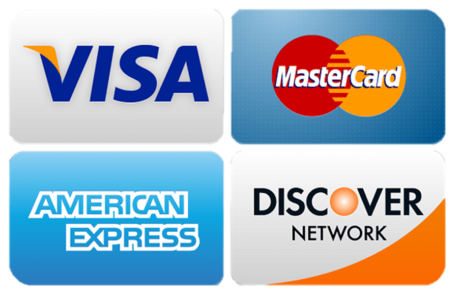 major credit cards